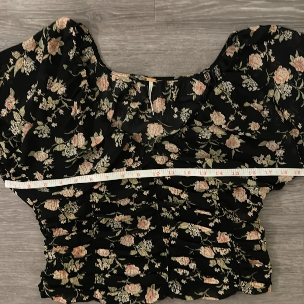 Free People Final Rose Long Sleeve Top
